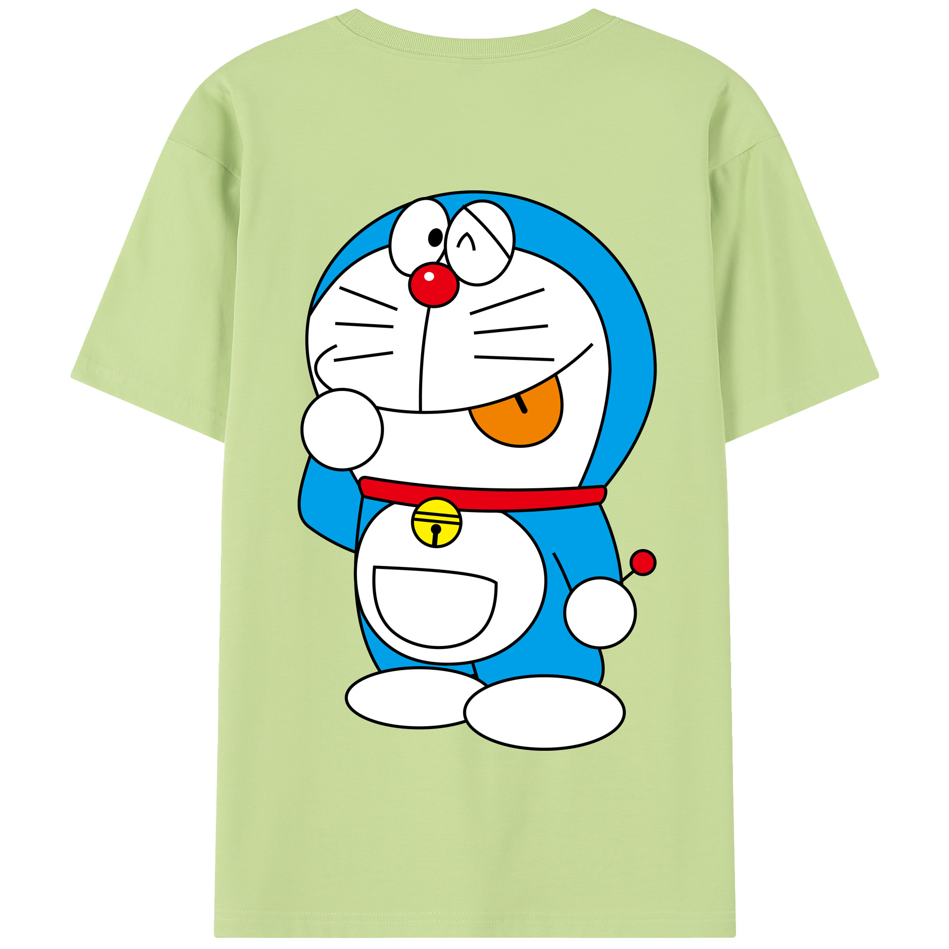 （画像用） ドラえもん Doraemon 綿100％半袖Tシャツ（背面プリント）